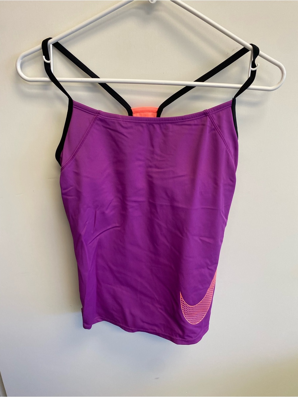 Nike Mint Green Performance Top with White Swoosh